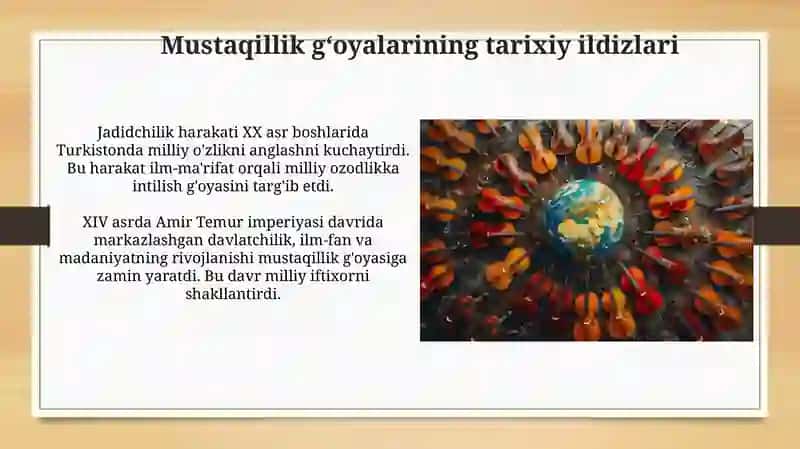 Mustaqillik g‘oyalarining tarixiy ildizlari 3