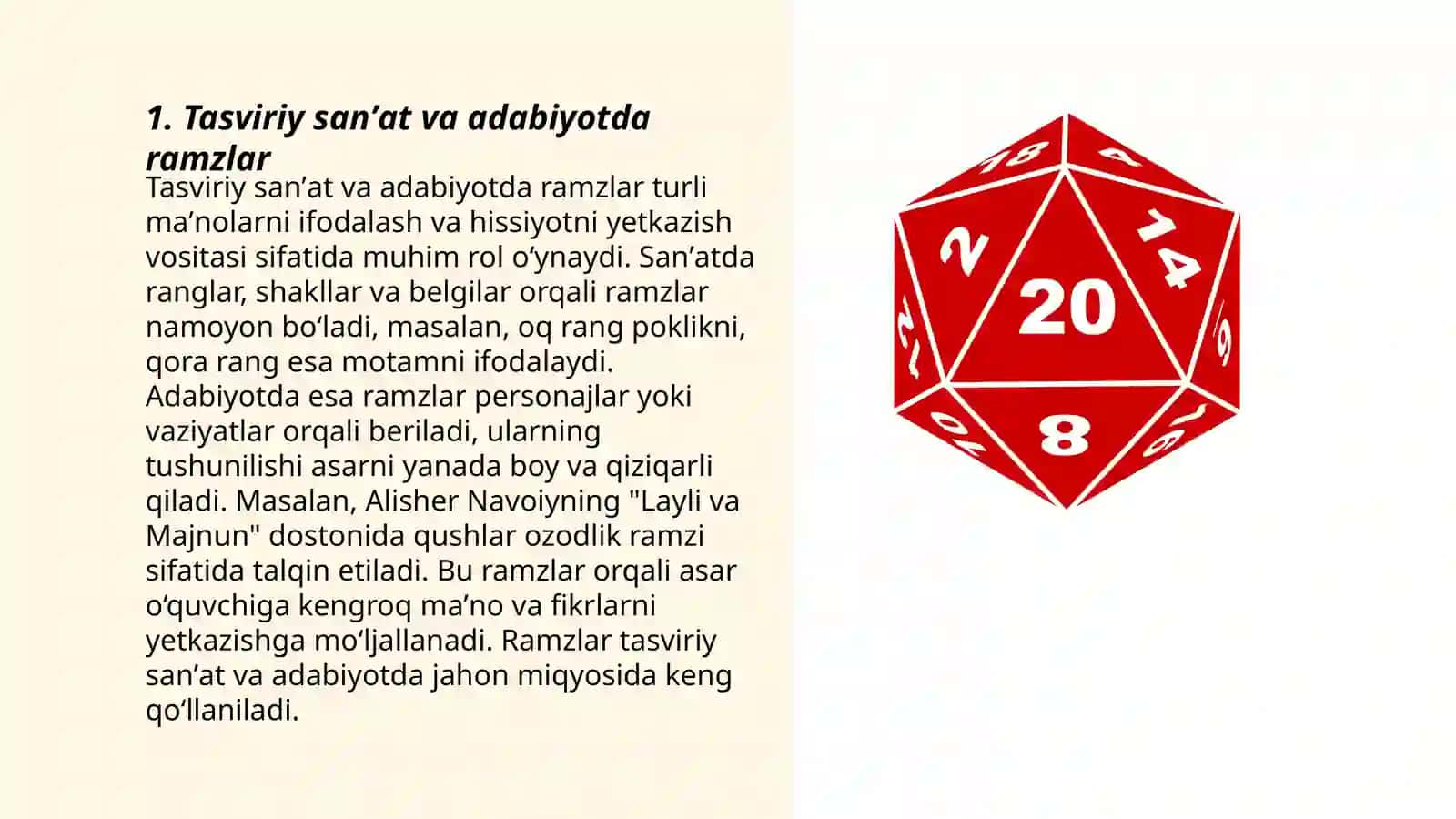 Fanlararo aloqa adabiyot va tasviriy sanʼat dars ishlanma 3