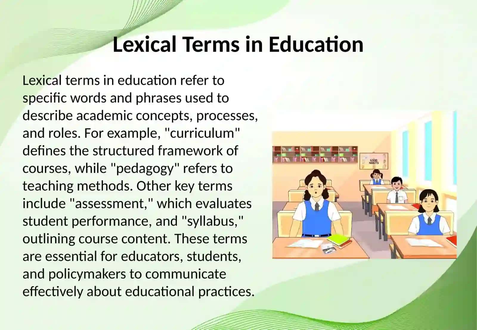 Education: Lexical Terms and Idiomatic Expressions Associated with Education 3