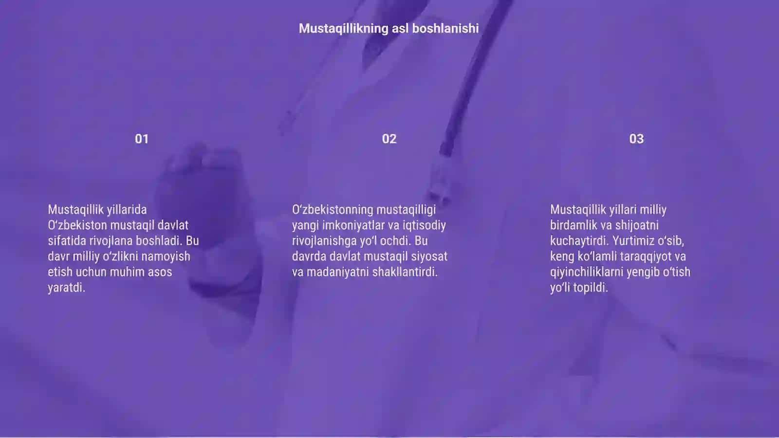 Mustaqilik yillarida O‘zbekiston 3