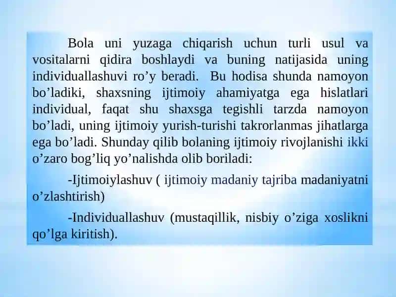 Ijtimoyilashuv tushunchasi mazmuni 3