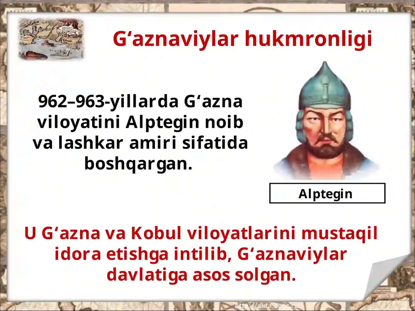 Qoraxitoylar davri tarixiy geografiyasi 3