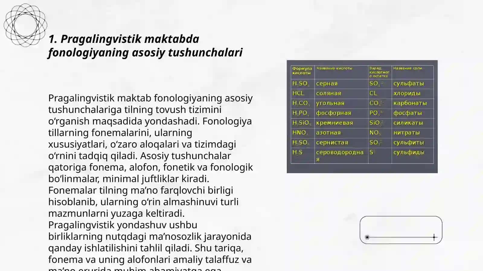 Pragalingvistik maktabi taʼlimotida fonologiyaning oʻrni 3