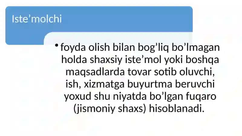 Isteʼmolchi va biznes - xaridorlar xulq-atvorini oʻrganish 3