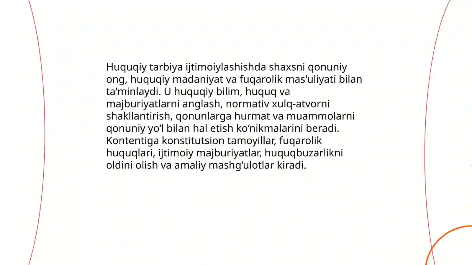 Huquqiy tarbiya – ijtimoiylashish omili sifatida 3