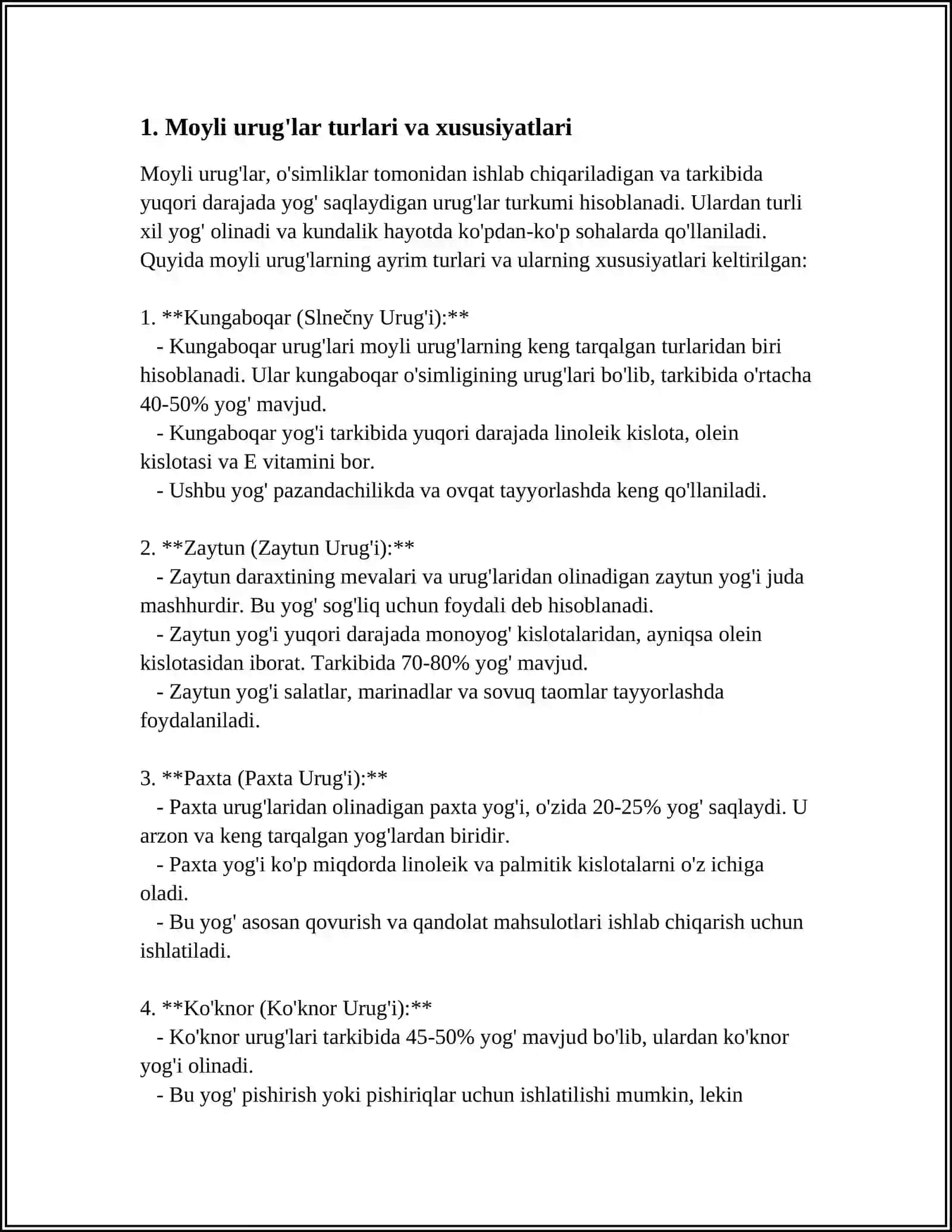 MOYLI URUG'LARNI CHAQISH VA MAG'IZNI POSTIDAN AJRATISH 3