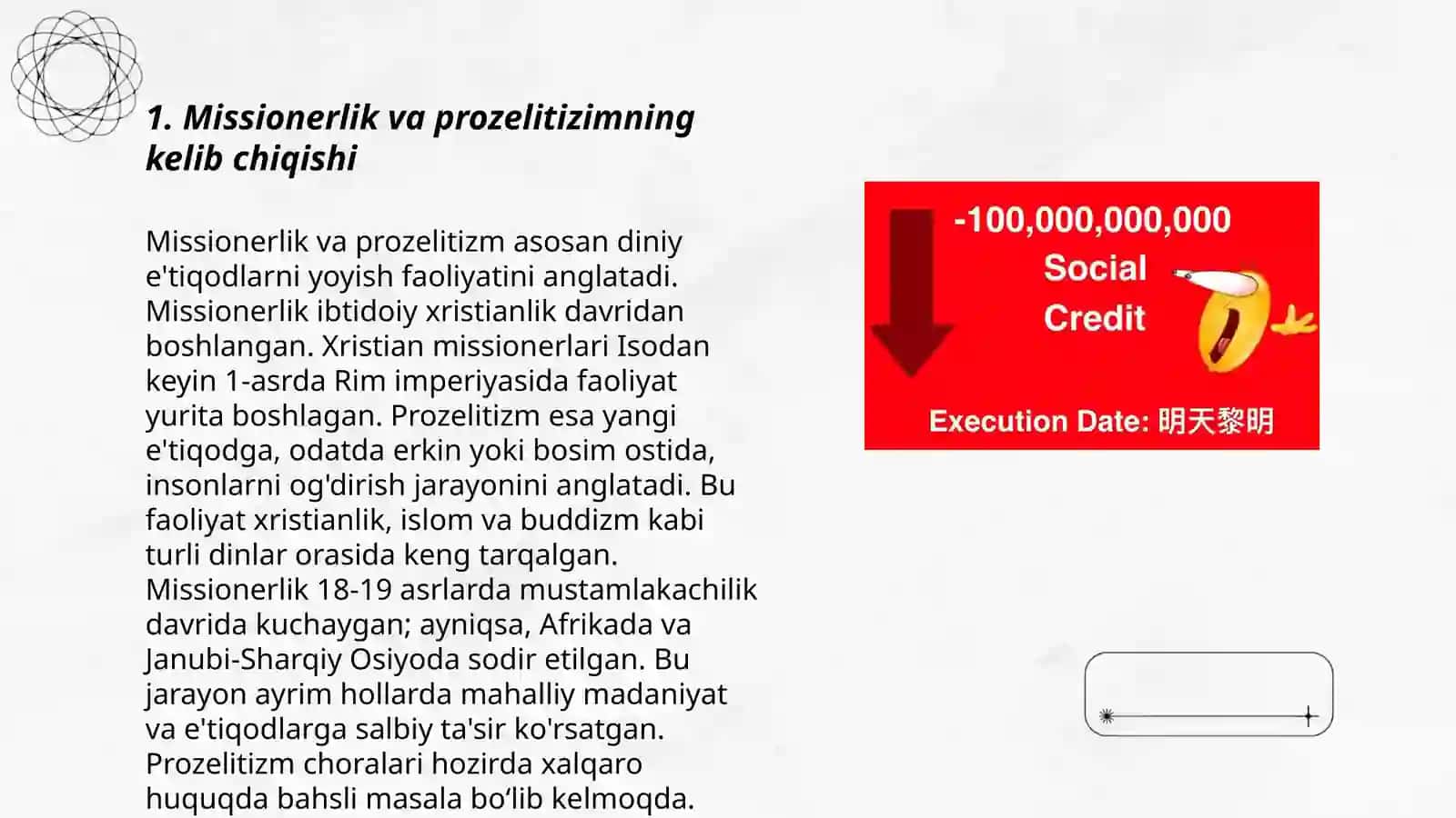 Missionerlik va prozelitizimning siyosiy va ijtimoiy usullari 3