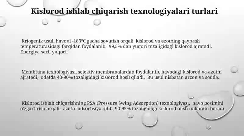 Kislarod Olishning Zamonaviy Usullari 3