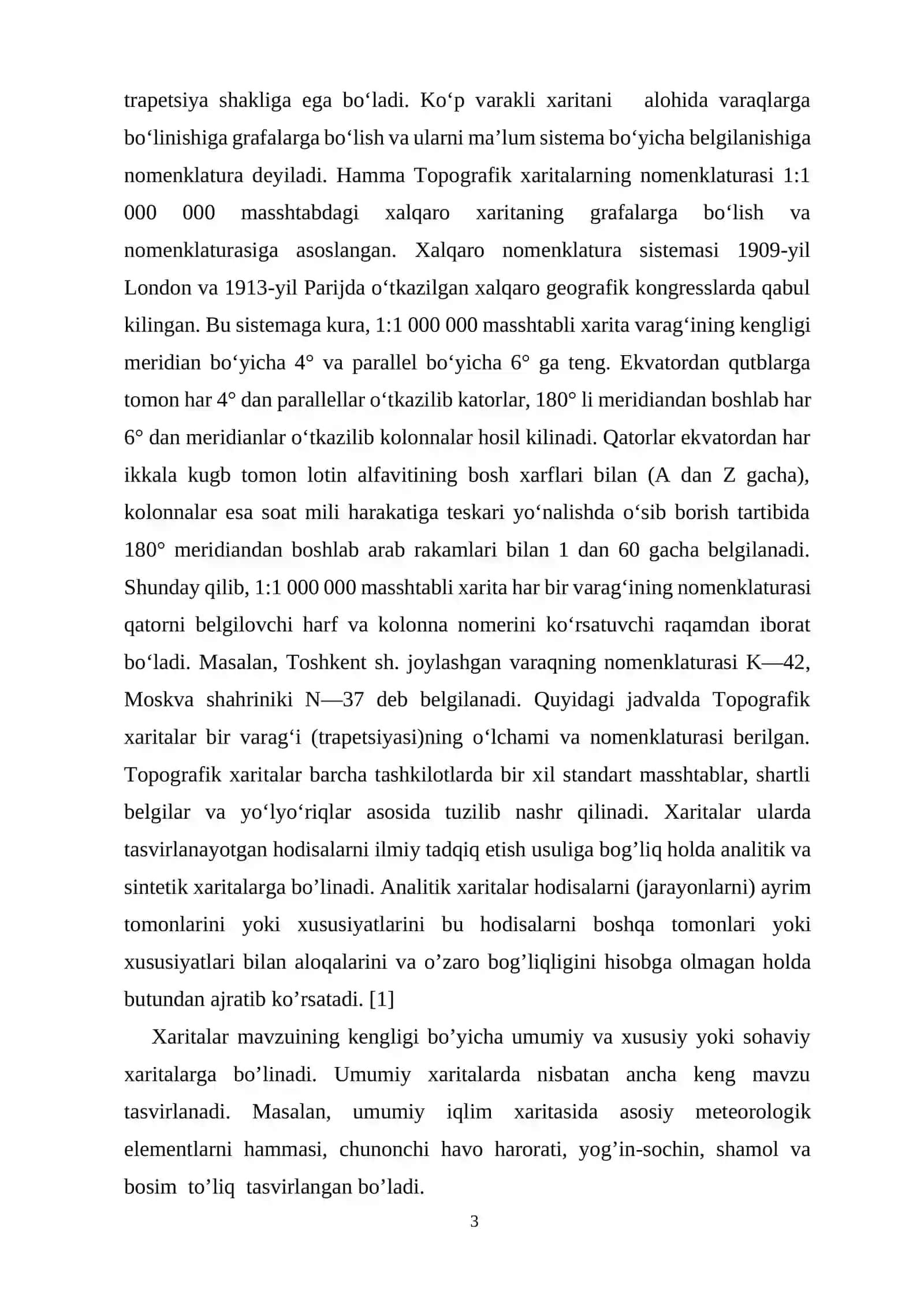 KARTALAR ORQALI TADQIQOT O’TKAZISH kurs ishi 3