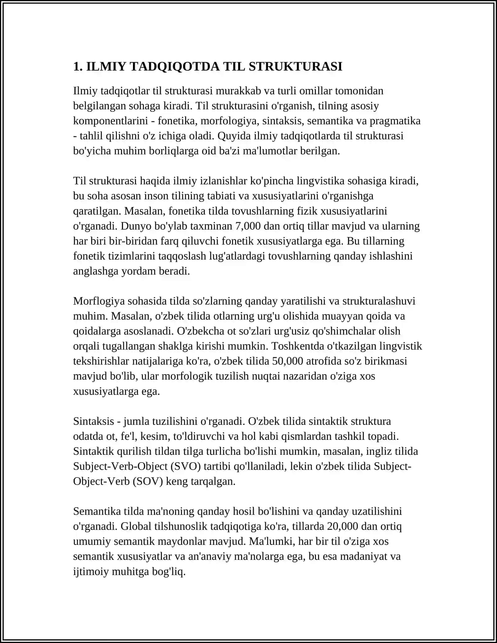 ILMIY TADQIQOT JARAYONIDA QÓLLANILADIGAN TIL VA TIZIMLAR 3