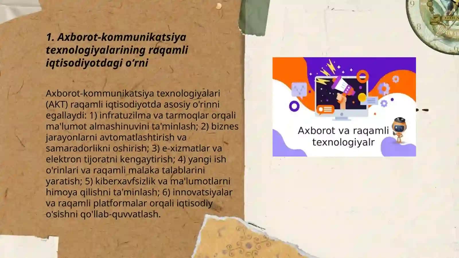 Raqamli iqtisodiyotni rivojlantirishda axborot kommunikatsiya texnologiyalarini oʻrni 3
