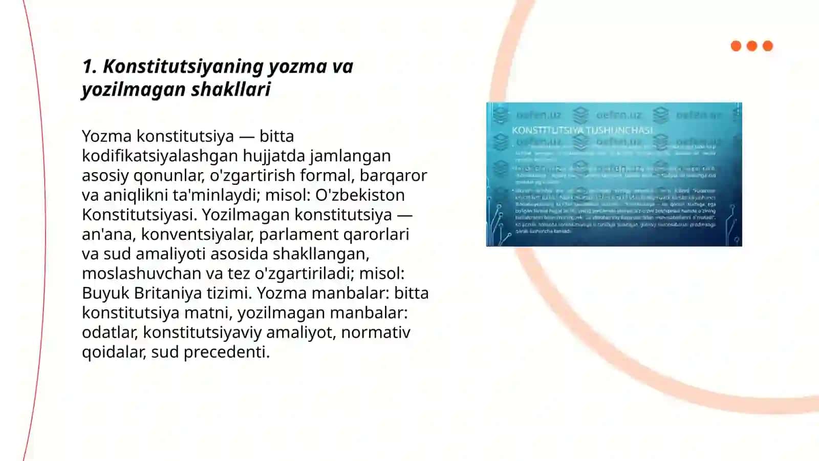 konstitutsiyalar shakillari va tuzilishi 3