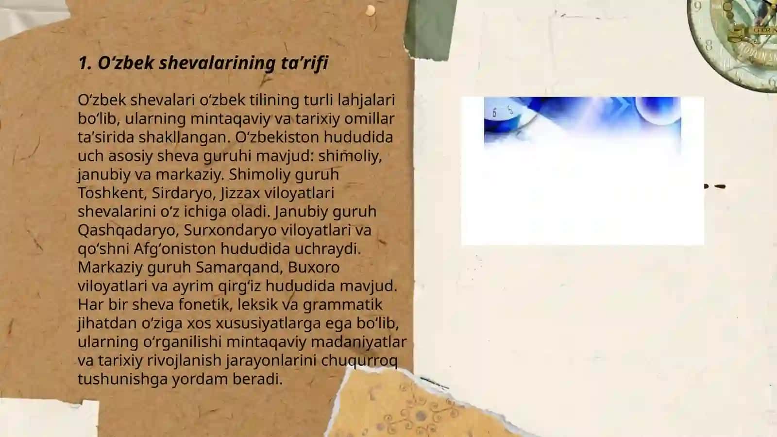 Oʻzbek shevalarining tasnifi 3