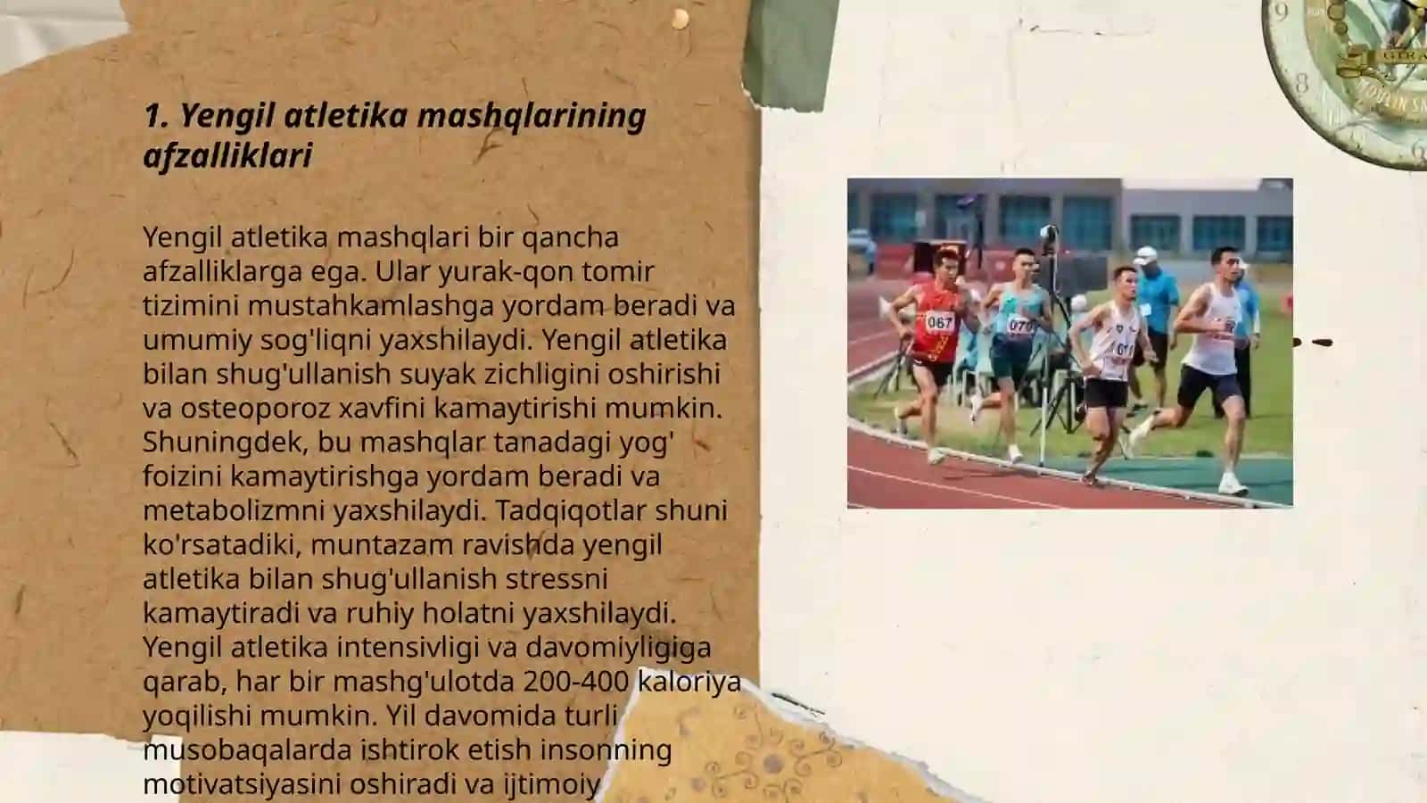 Yengil atletika bilan shugʻulanishda mahsus mashqlar 3