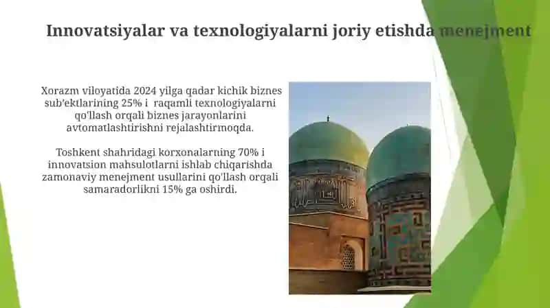 O'zbekiston iqtisodiyotini rivojlantirishda menejment tamoyillari 3