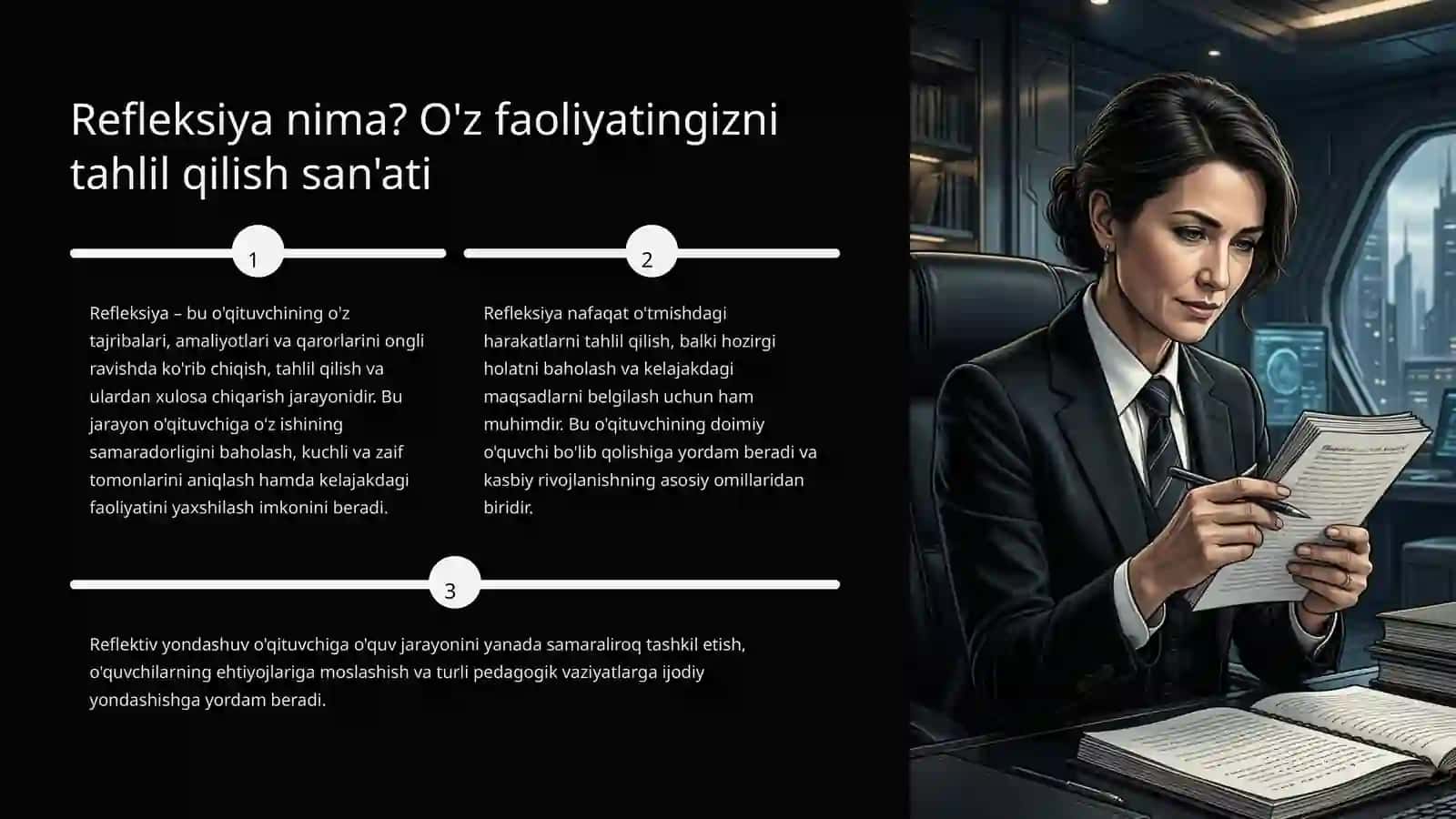 Refleksiya va o'qituvchining shaxsiy brendi: Ta'sirli pedagog bo'lish yo'li 3