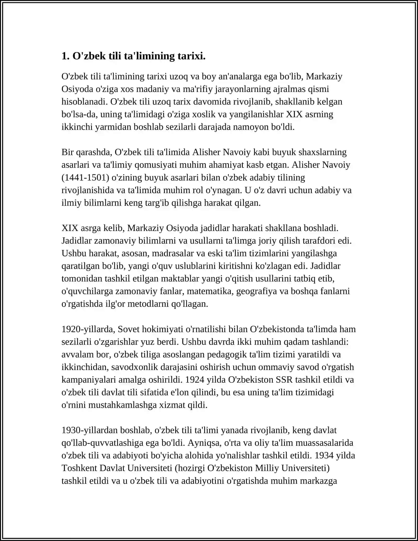 O'ZBEK TILI O'QITISH METODIKASI FANINING SHAKLLANISHI 3