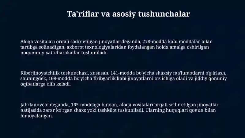 Giyoxvanlik Vositallari va Jinoyatlar 3