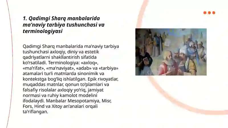 Qadimgi sharq manbalarida maʼnaviy tarbiya masalasi 3