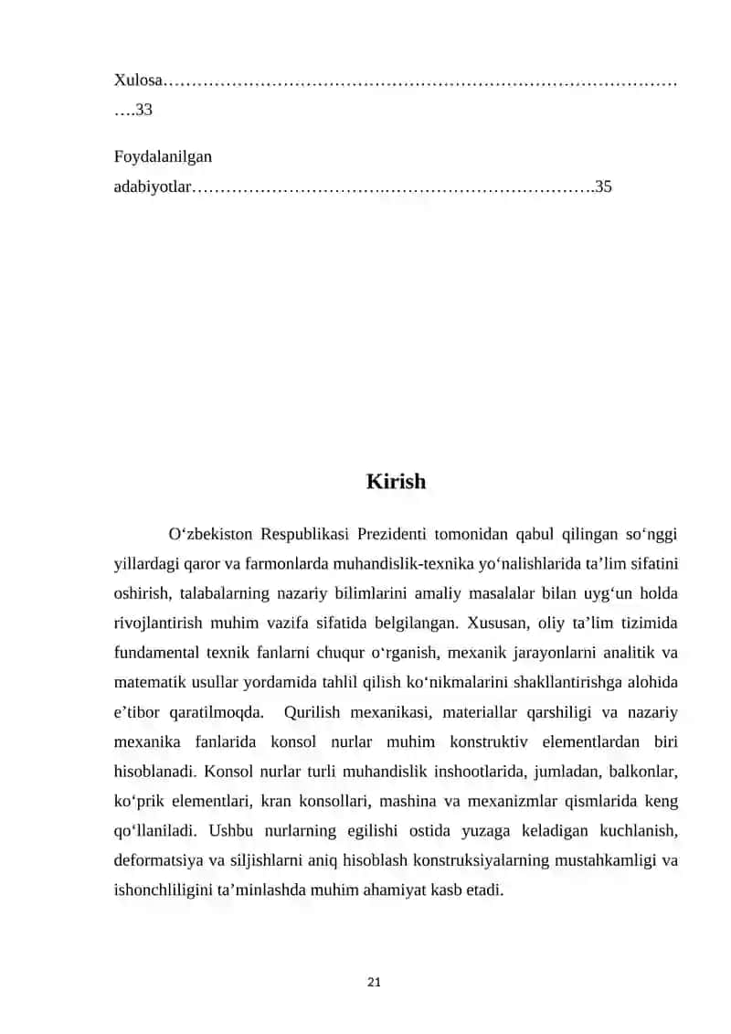 HARAKATLANUVCHI BLOKLI TIZIMLARDA KUCH TAHLILI 3