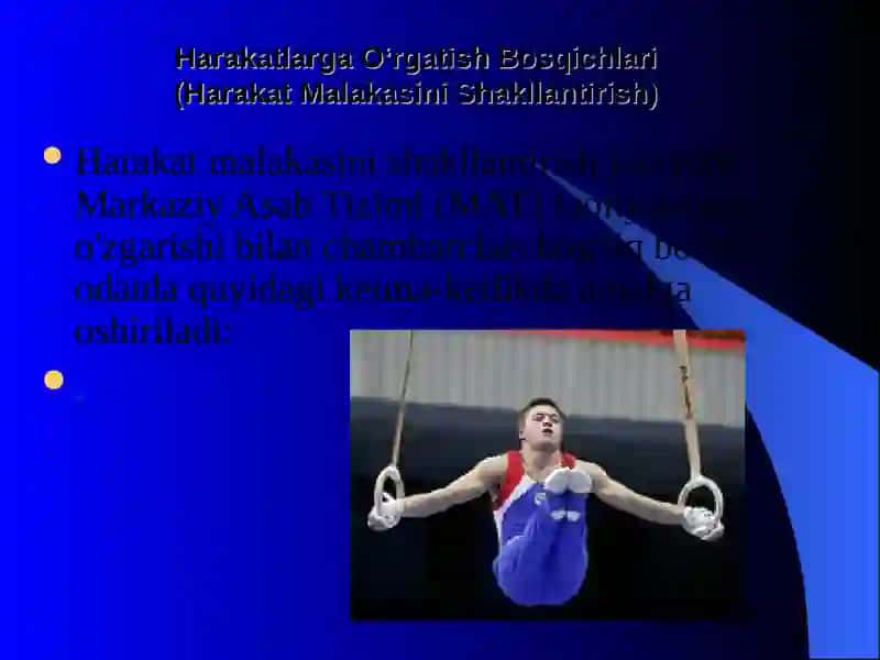 Harakatlarga O‘rgatish Bosqichlari 3