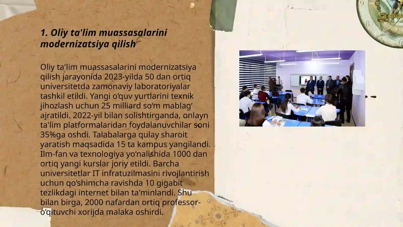 Oliy ta'lim muassasalarini modernizatsiya qilish 3
