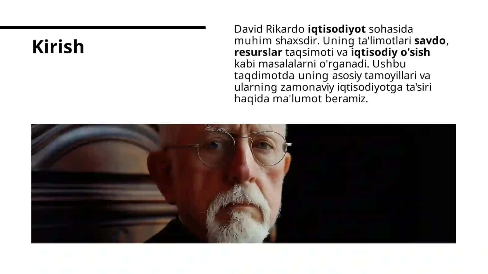 David Rikardovauning iqtisodiy ta'limoti 3