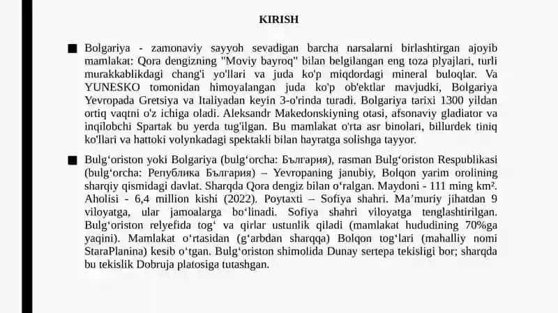 Bolgariya aholisi taqdimot 3