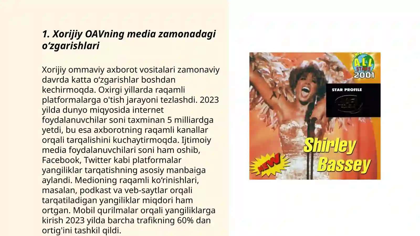 Xorijiy OAVning media zamonadagi o‘zgarishlari 3