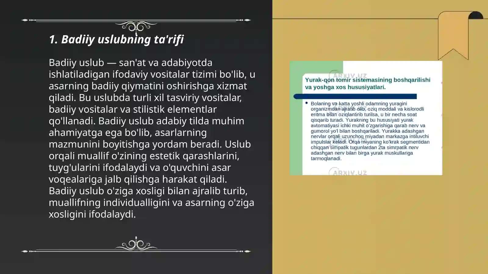 Badiiy uslub va uning xususiyatlari 3