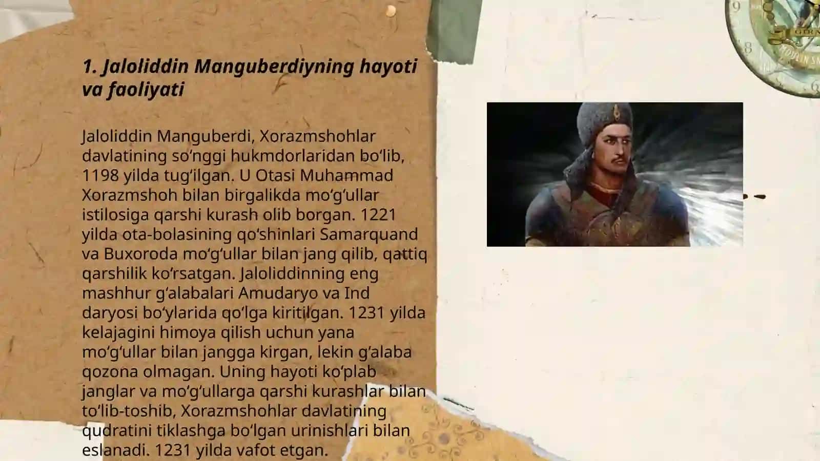 Jaloliddin Manguberdi Chingizxonga qarshi yurushi va tarixi 3