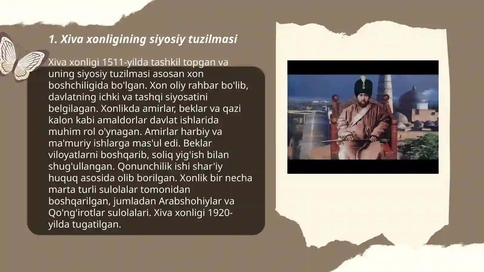 Xiva xonligidagi mansablar 3