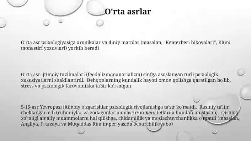 Inson psixikasi ontaganezda rivojlanishi 3