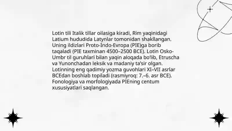 Lotin tili tarixi 3