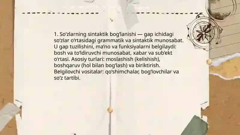 So‘zlarning o‘zaro bog‘lanishi 3