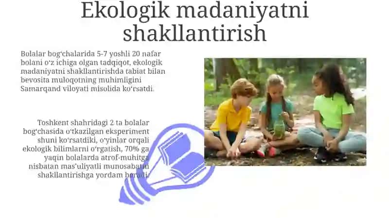 Ekologik tarbiya 3