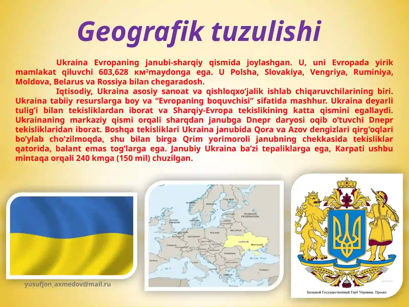 Geografik tuzulishi 3