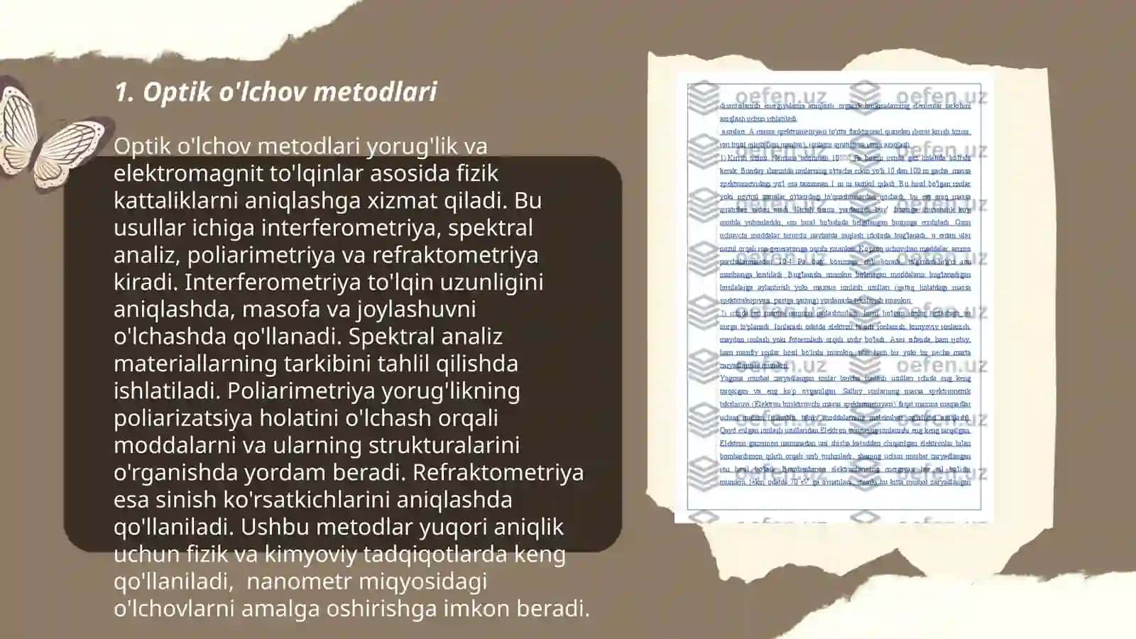 Optik analiz usullari. Fotokalorimetriya usuli 3
