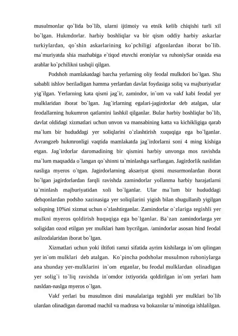 Hindistonning ijtimoiy-iqtisodiy ahvoli va davlat to`zumi 3