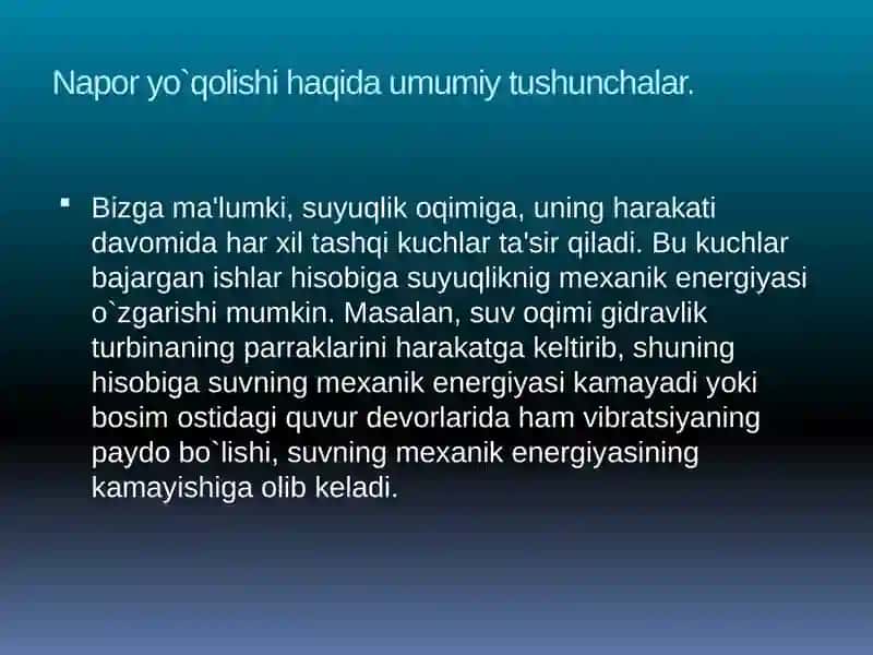 GIDRAVLIK QARSHILIKLAR 3