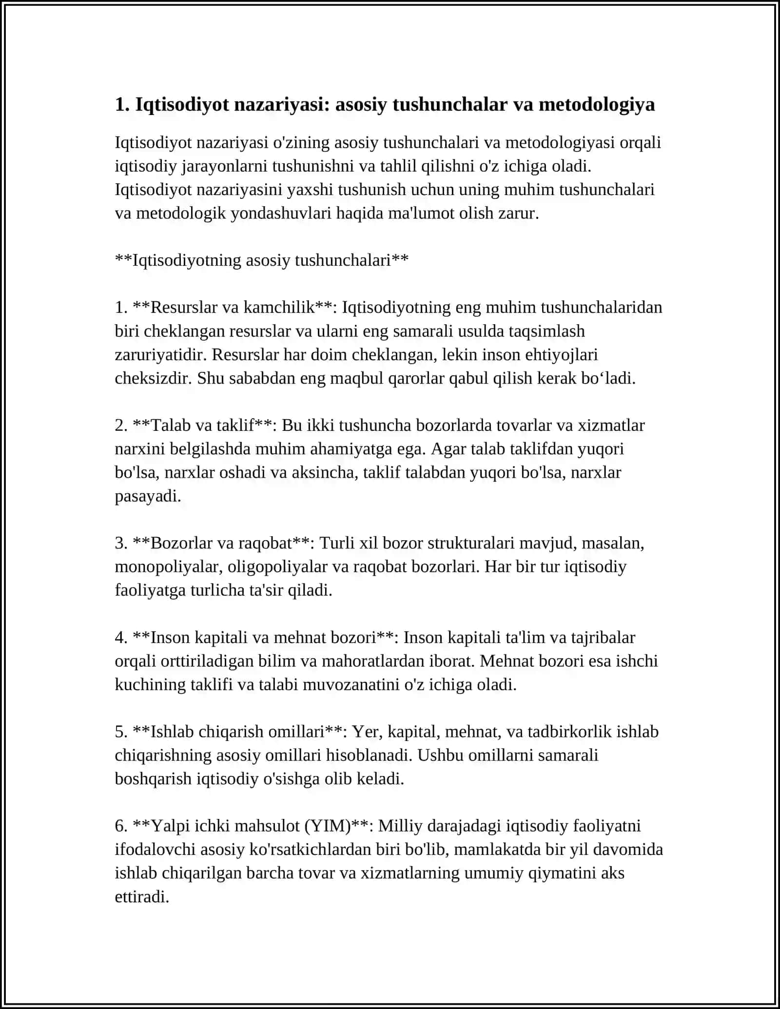 IQTISODIYOT NAZARIYASI FANI 3