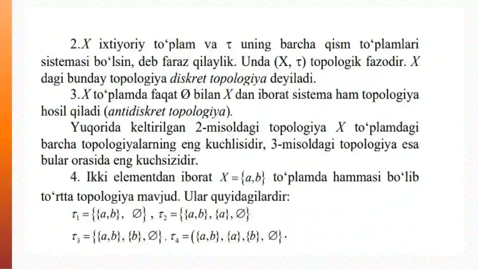 Topologiya kiritish usullari 3