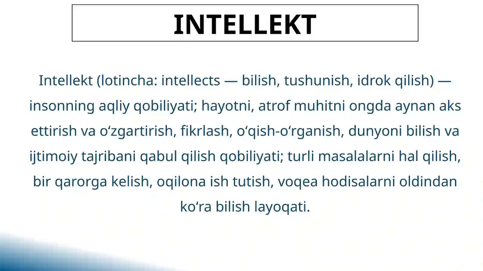 Intellekt va kreativlik 3