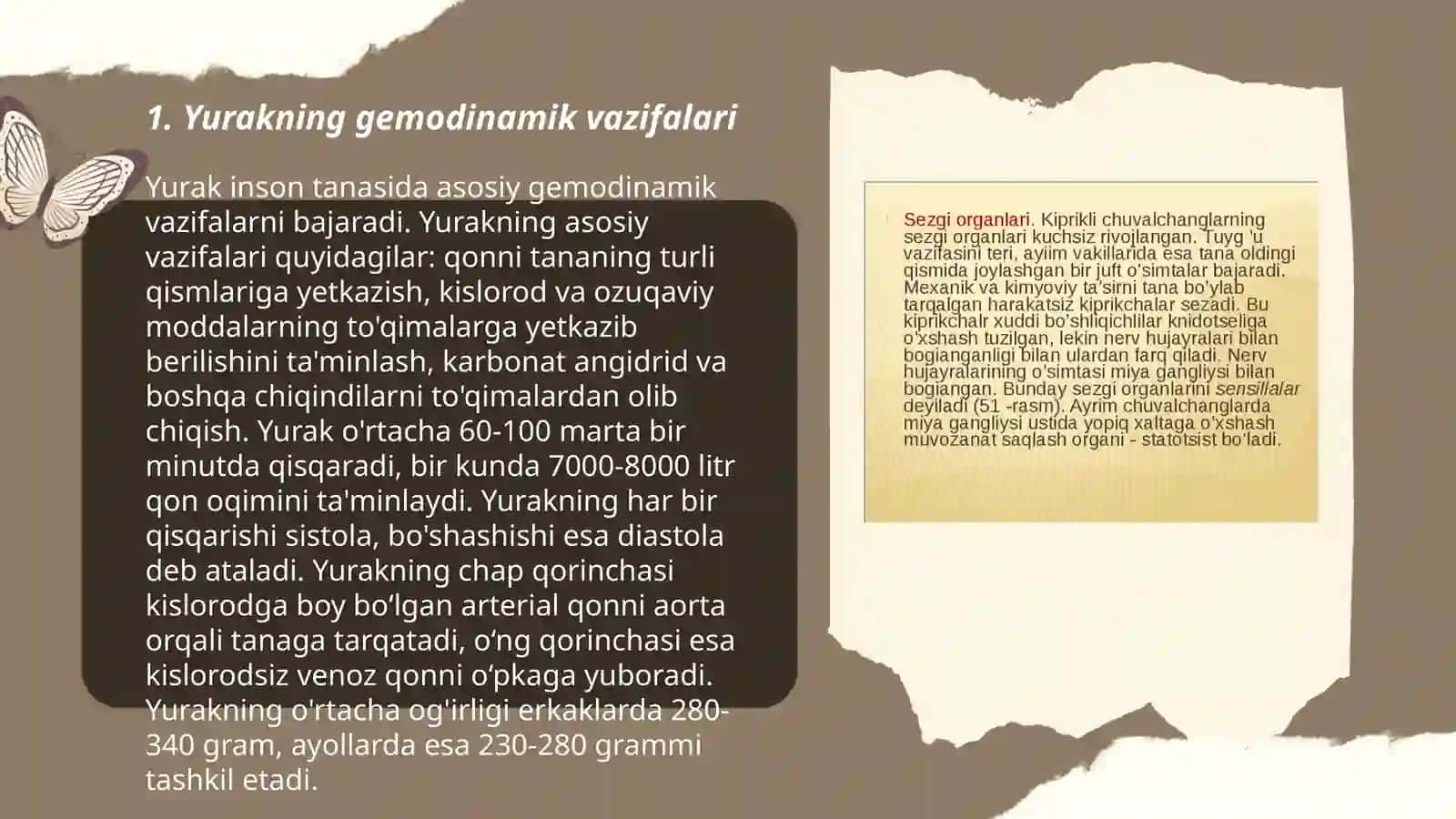 Yurak gemodinamik vazifasi. Yurak mushaklarini o‘tkazuvchanligini o‘zgarishini fiziologik asosi 3