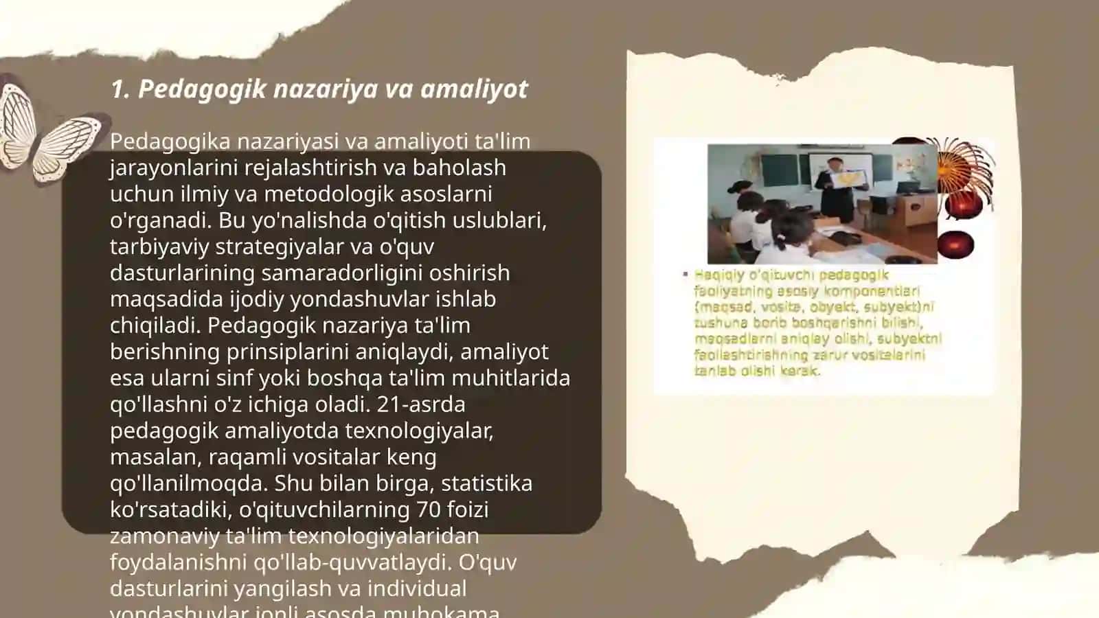Pedagogik faoliyatni amalga o‘shirish 3