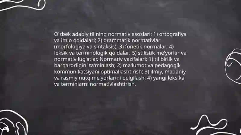 O'zbek adabiy tili va nutq me'yorlari 3