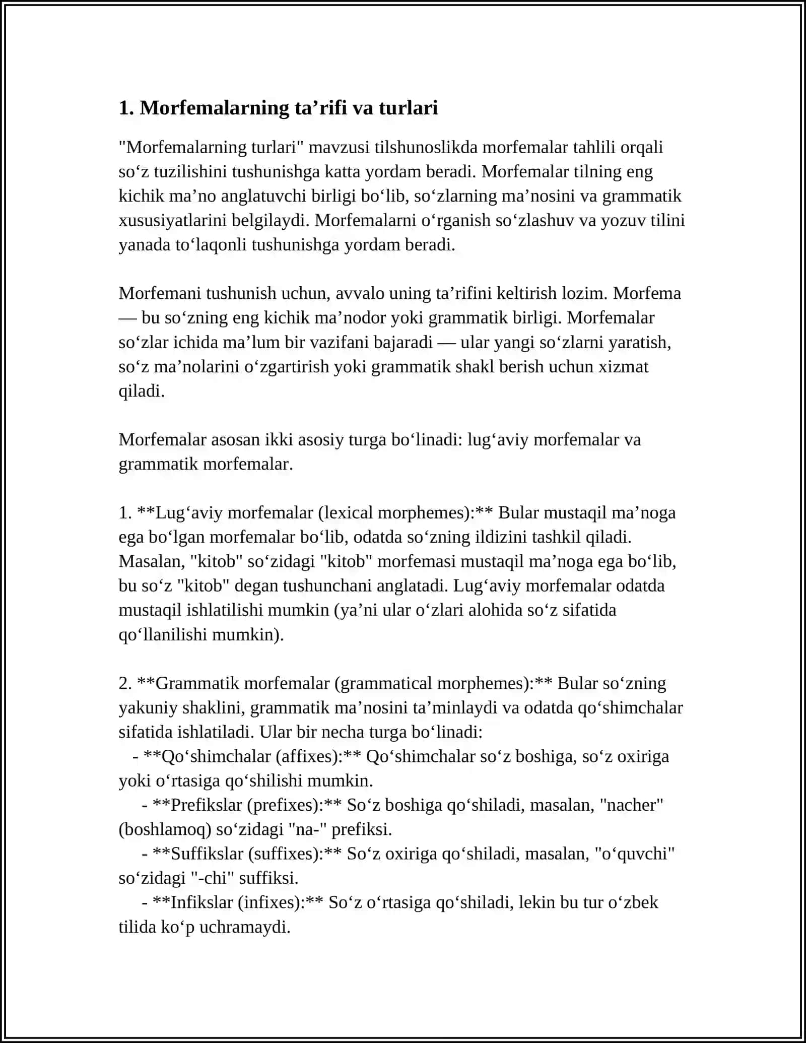 MORFEMALARNING SEMANTIK VA GRAMMATIK FUNKSIYALARI 3