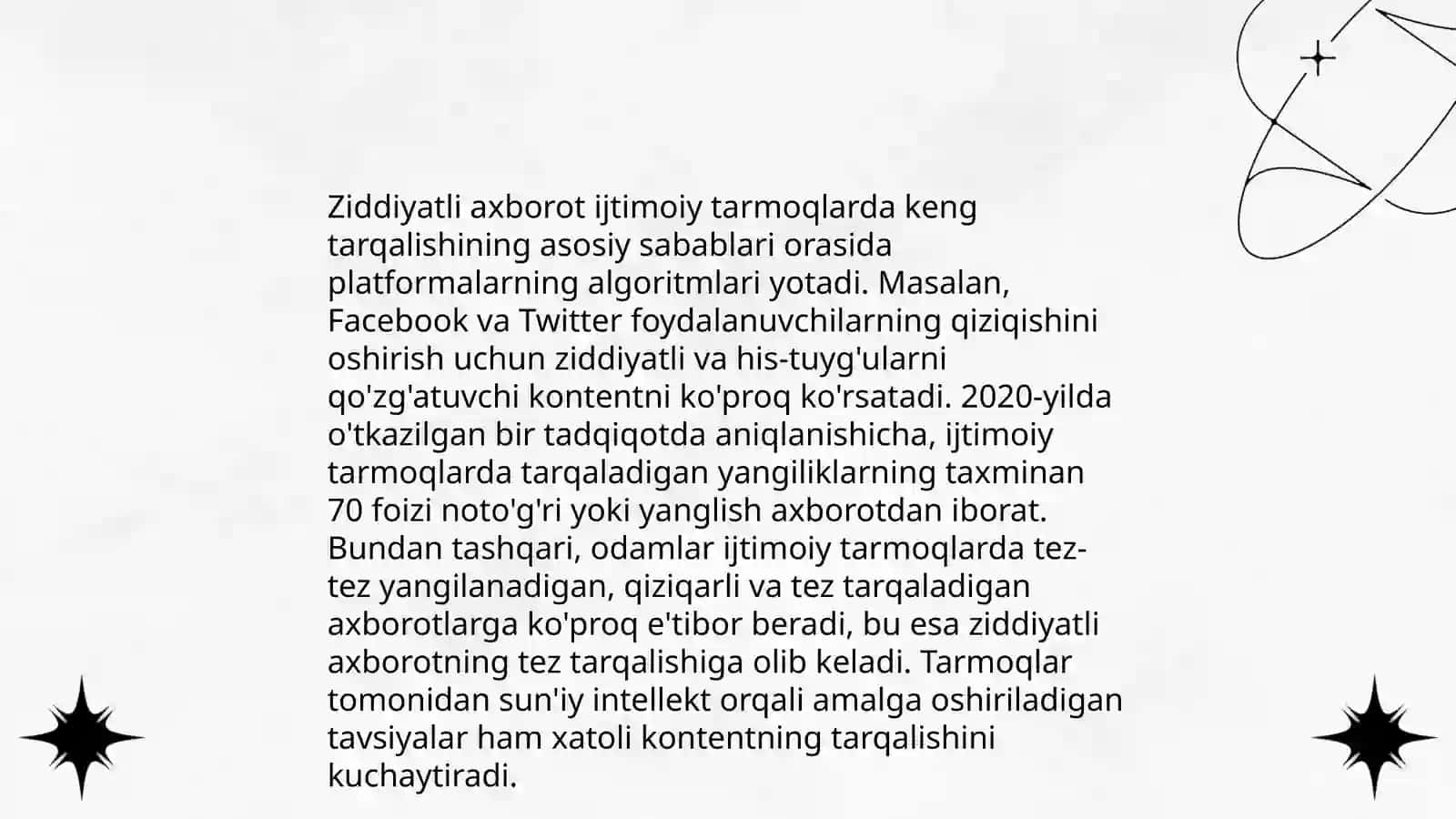 Ziddiyatli axborotni tarqatishda ijtimoiy tarmoqlarning oʼrni 3