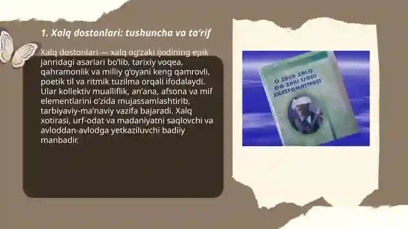 Xalq dostonlari va ularning turlari 3