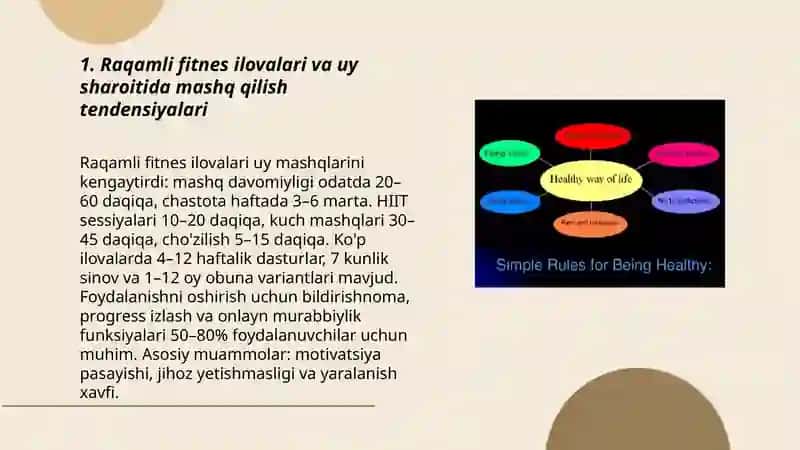 Raqamli fitnes ilovalari va uy sharoitida mashq qilish tendensiyalari 3